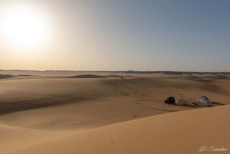 Camping in the Desert
