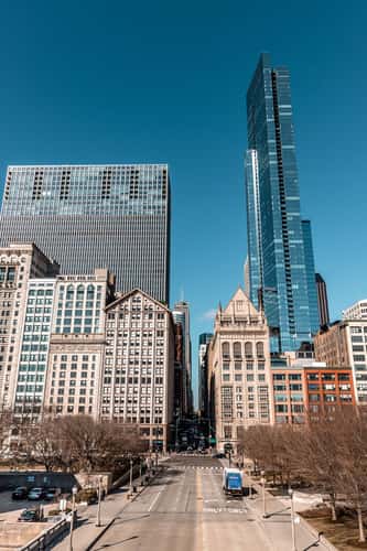 Chicago from Nichols Bridgeway