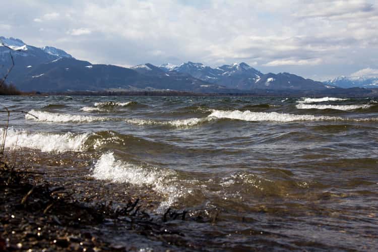 Chiemsee near St. Nikolaus chapel