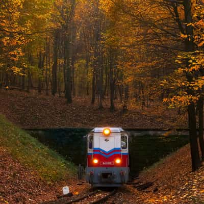 Children's Train in Budapest, Hungary