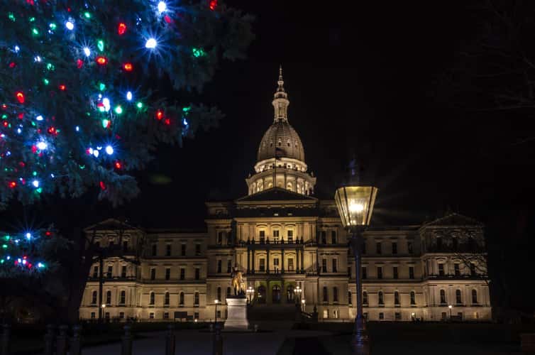 Christmas at the Michigan Capital