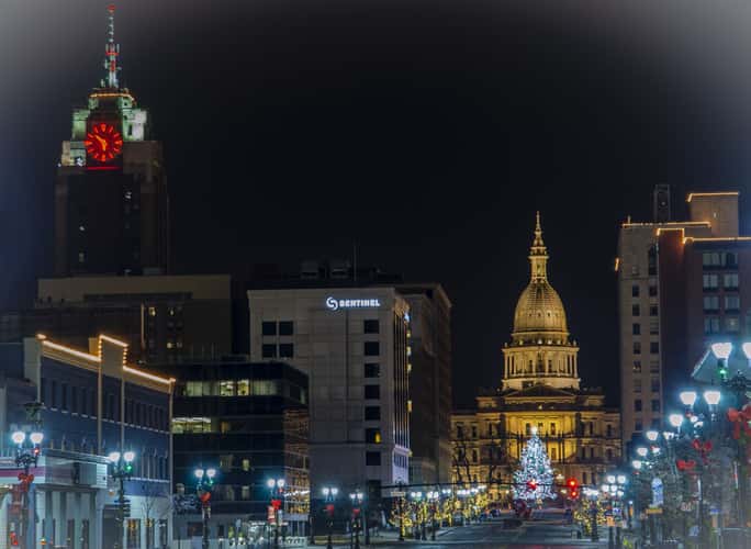 Christmas at the Michigan Capital