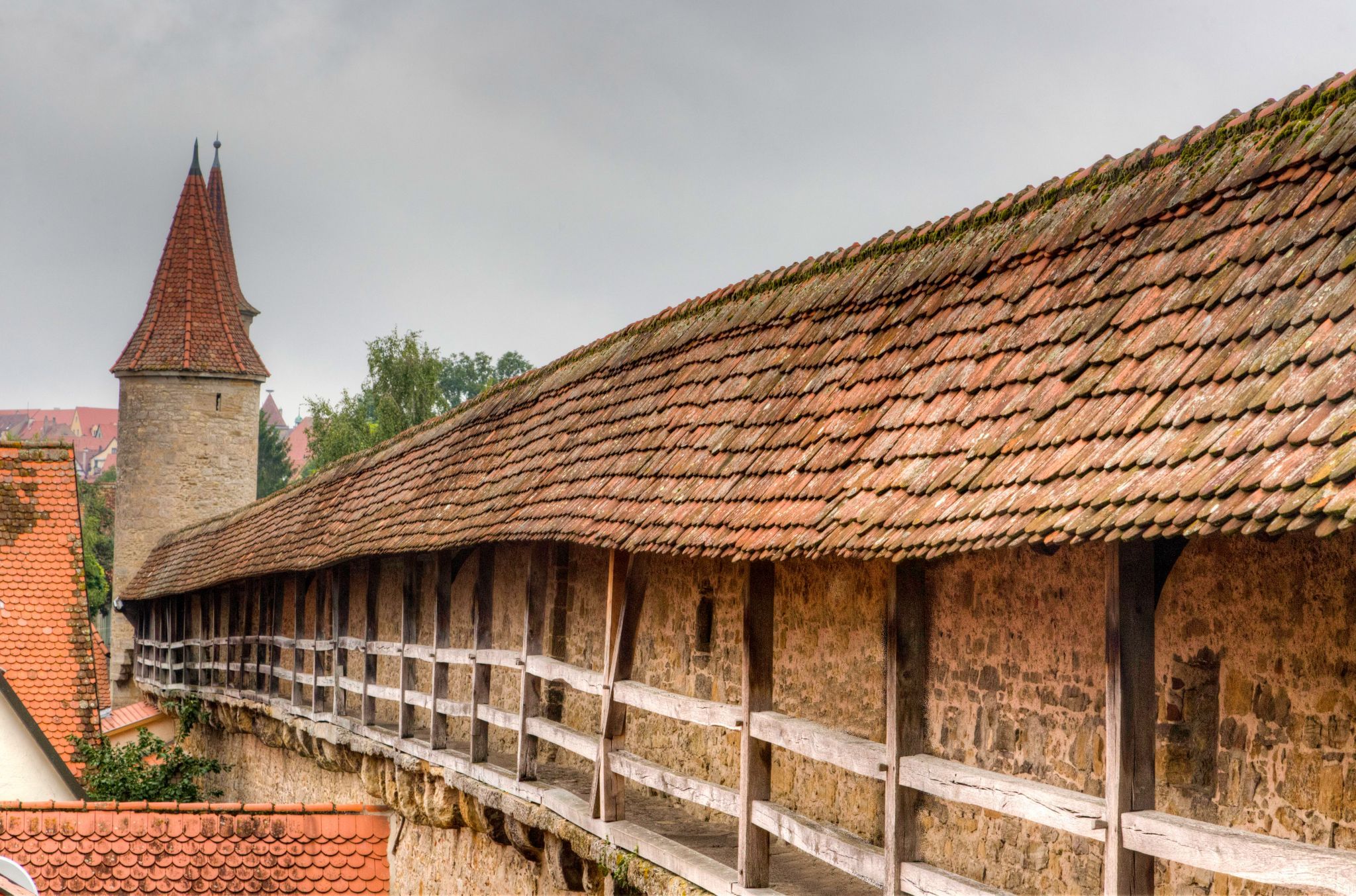 Rothenburg ob der Tauber City Wall, Germany