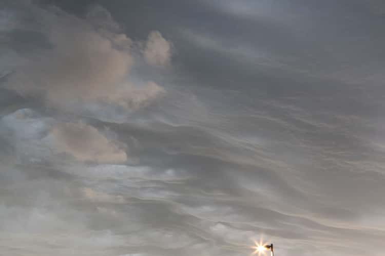 clouds above