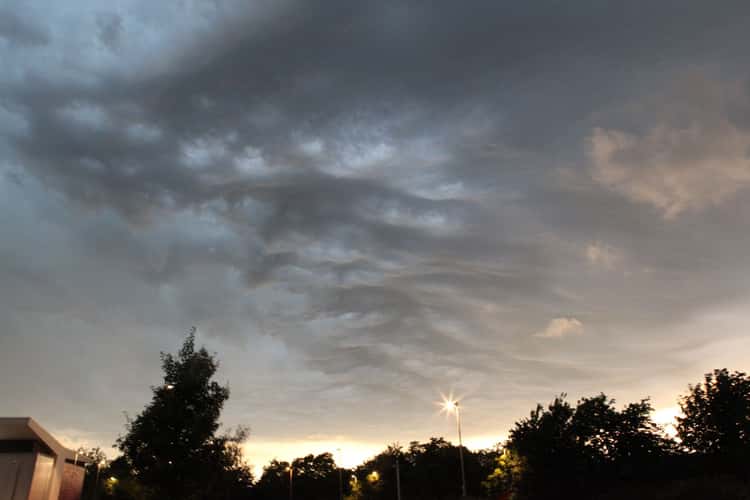 clouds above