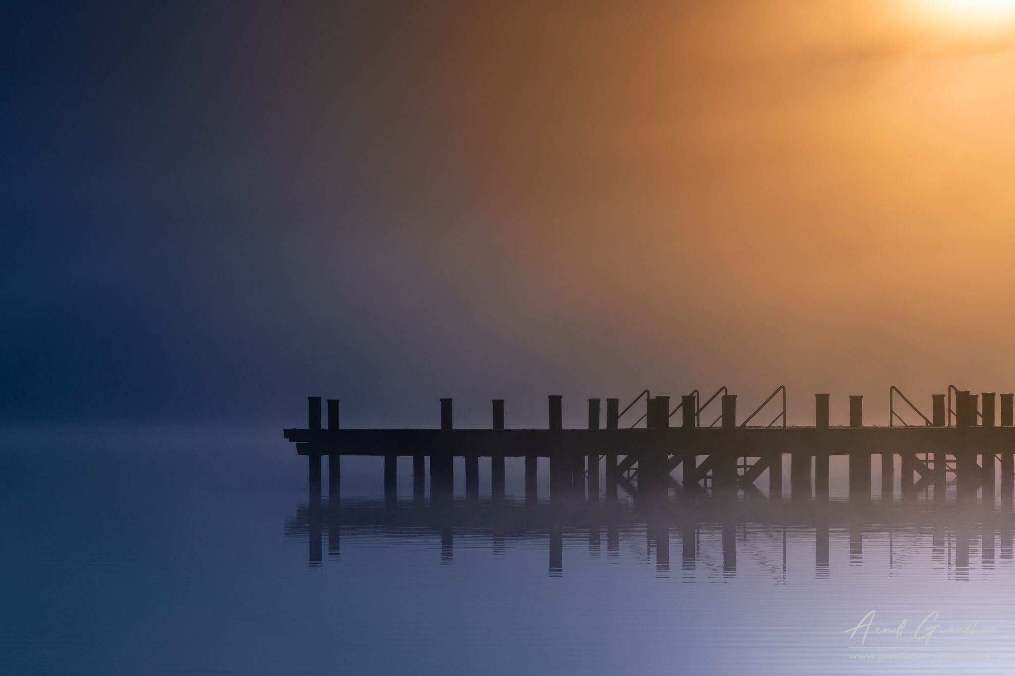 Pier at Wörthsee, Germany