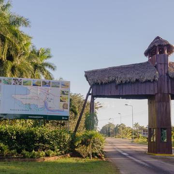 Entrance to Cienaga de Zapata National Park, Cuba