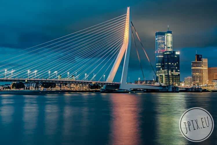 Erasmus Bridge (south view), Rotterdam
