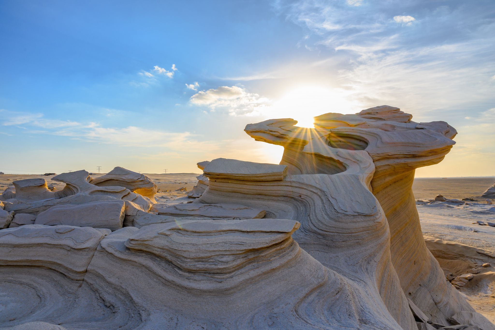 Fossil Dune Abu Dhabi, United Arab Emirates