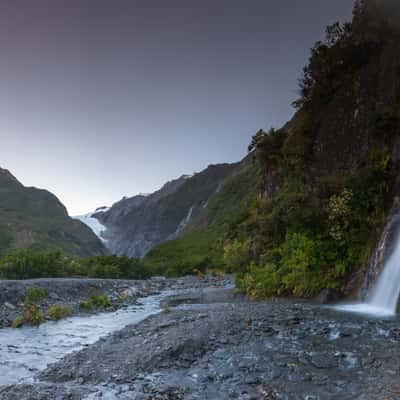 Franz Josef Glacier & Waterfall South Island, New Zealand