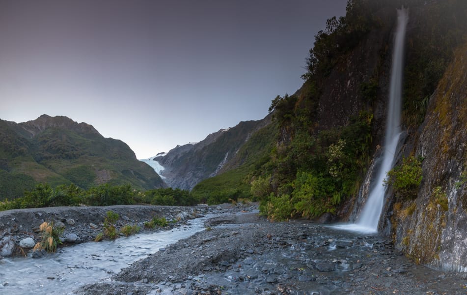 Franz Josef Glacier & Waterfall South Island, New Zealand
