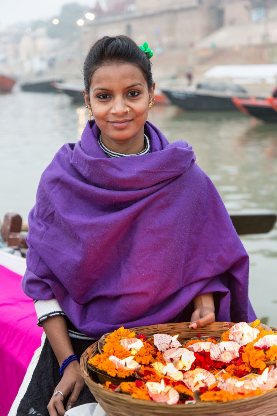 Ganges River at Varanasi, India