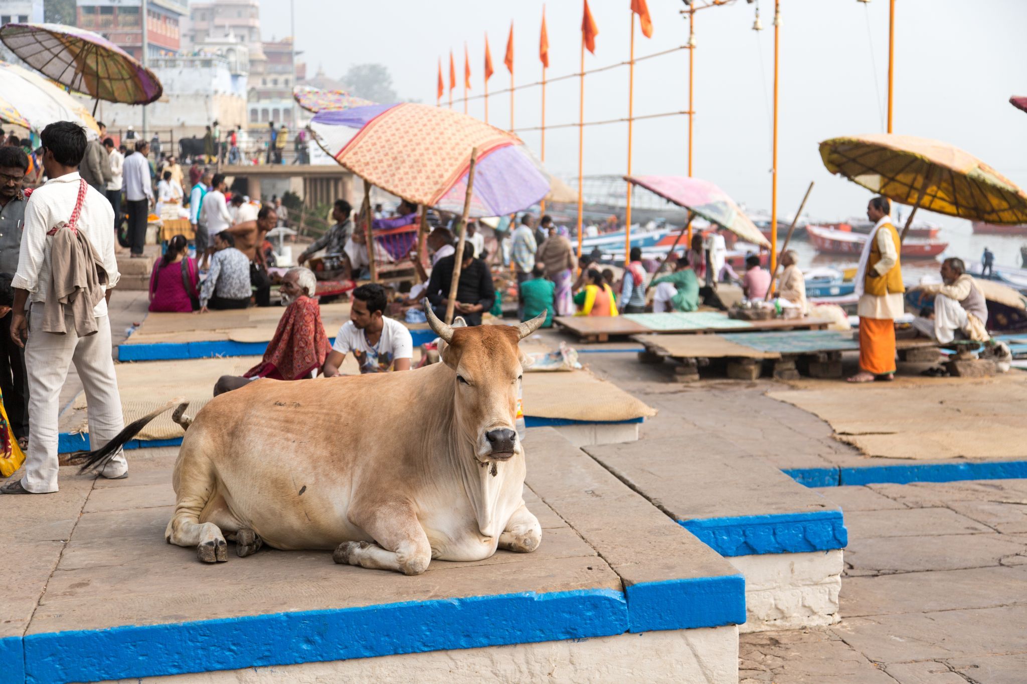 Ganges River at Varanasi, India