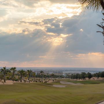 Golf course in Sheikh Zayed City, Egypt