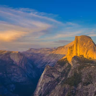 Half Dome from spot near Glacier Point, Yosemite, USA