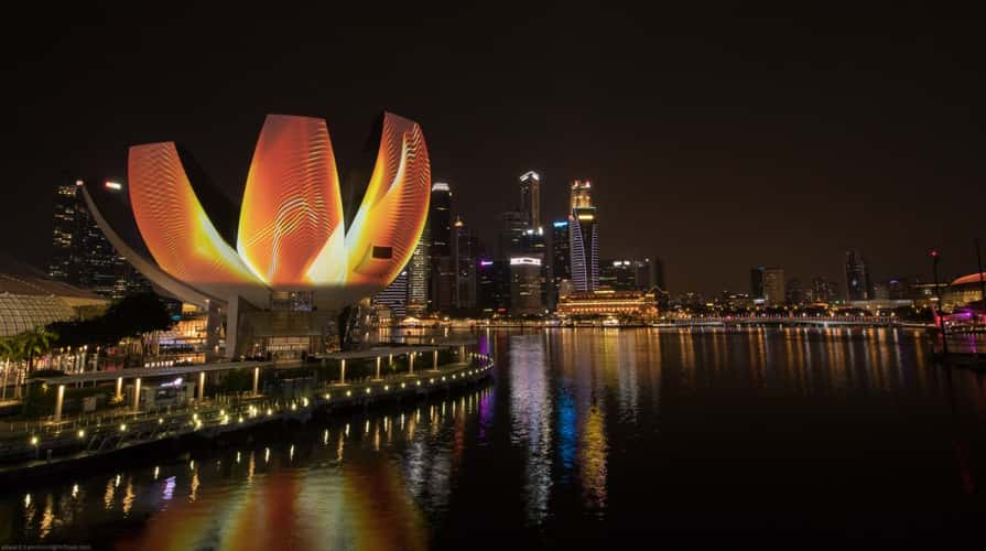 View from the Helix Bridge