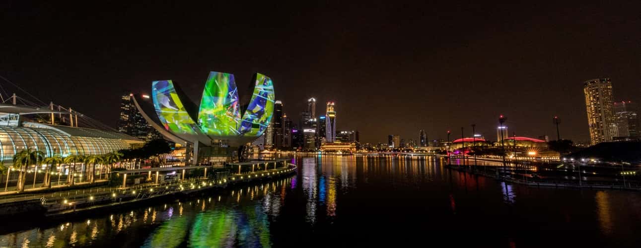 View from the Helix Bridge