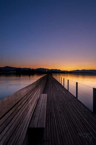 Wooden walkway Rapperswil-Hurden
