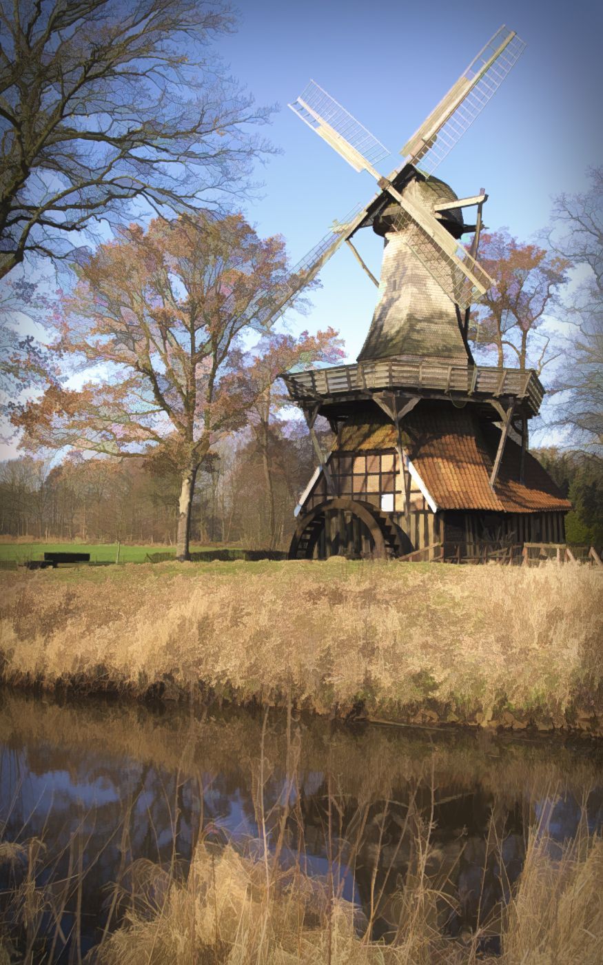 Hüvener Wind-Wasser Mühle, Germany