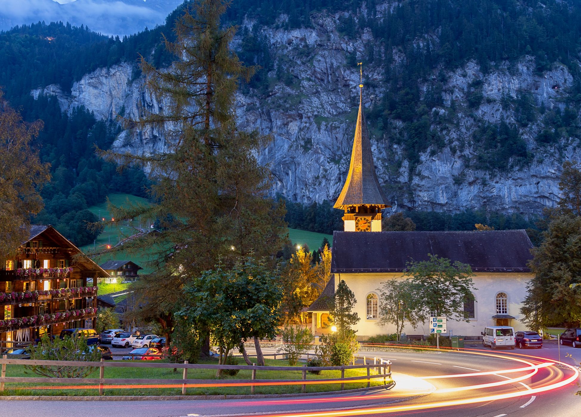 Kirche Lauterbrunnen, Switzerland