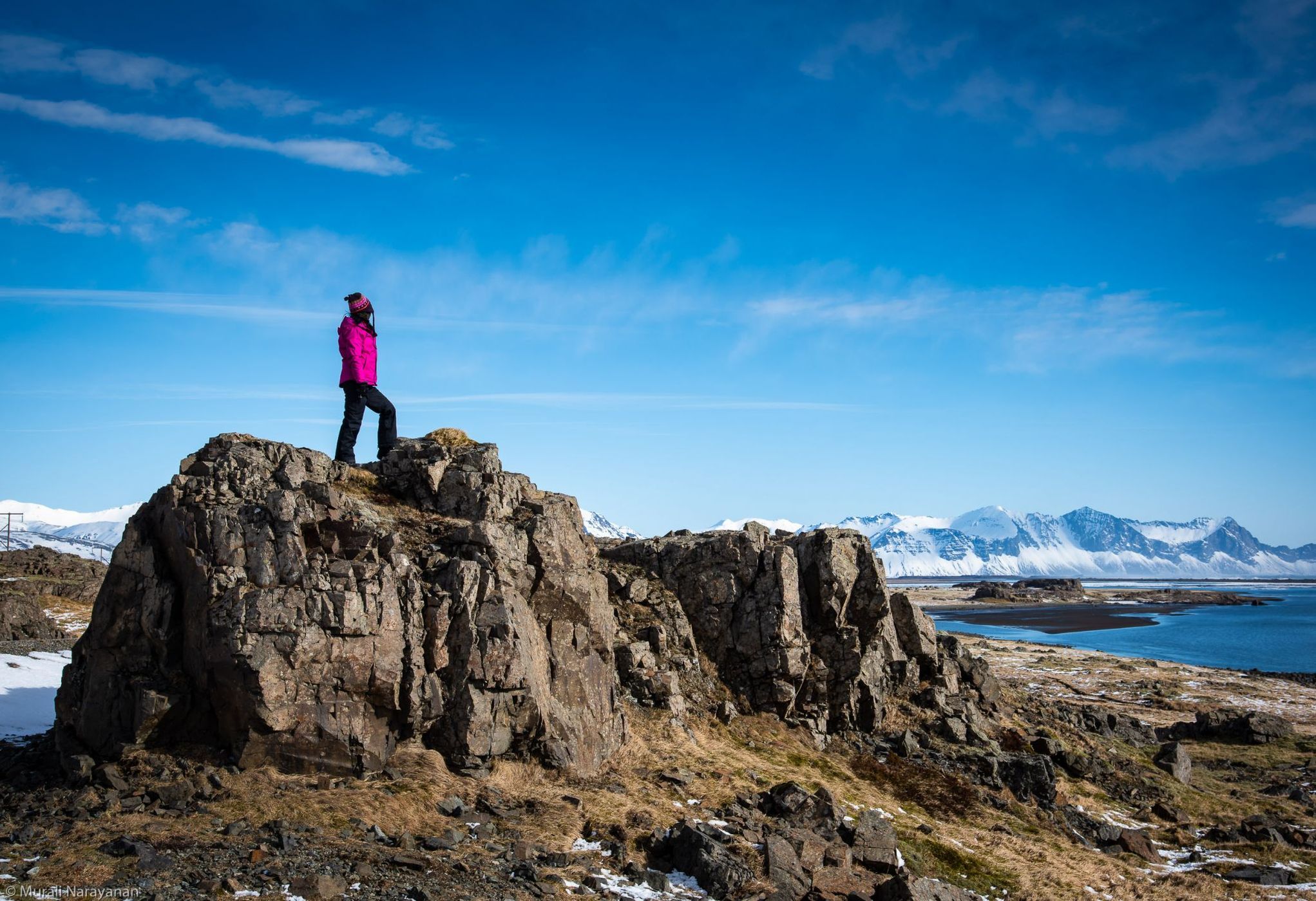 Lai on a Rock, Iceland