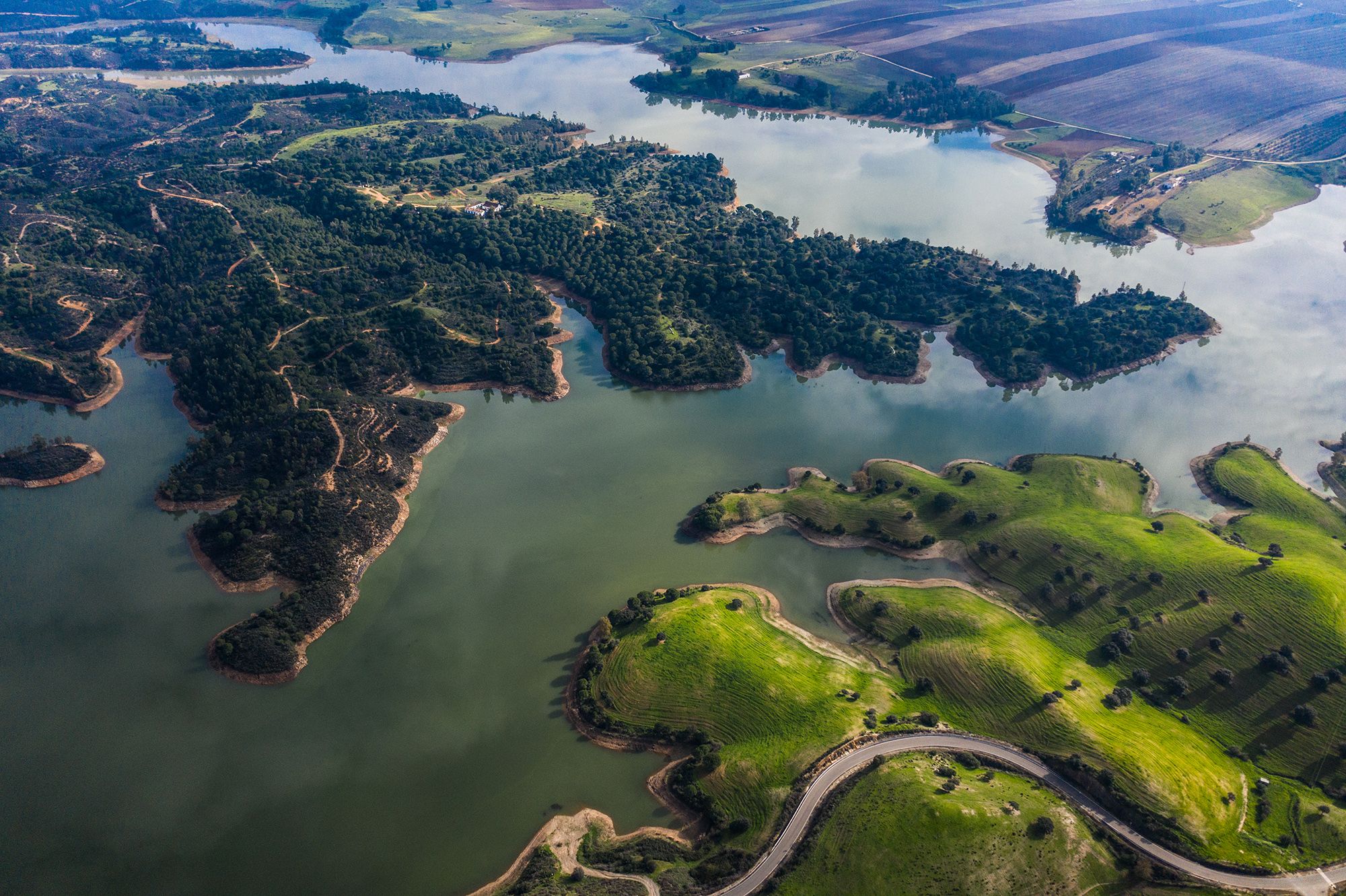 Lake nearby Rio Tinto, Spain