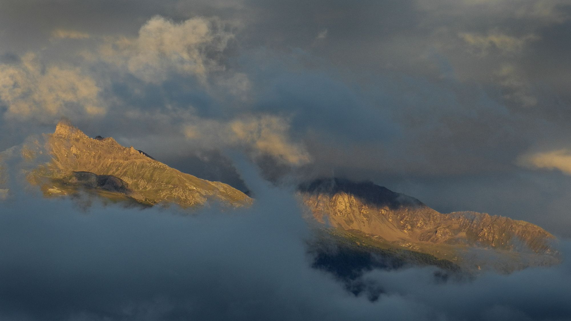 Maya and Sassenneire mountains, Switzerland