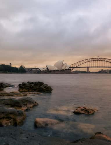 Sydney opera House and Harbour Bridge