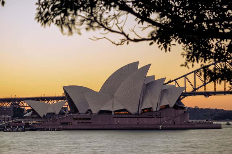 Sydney opera House and Harbour Bridge