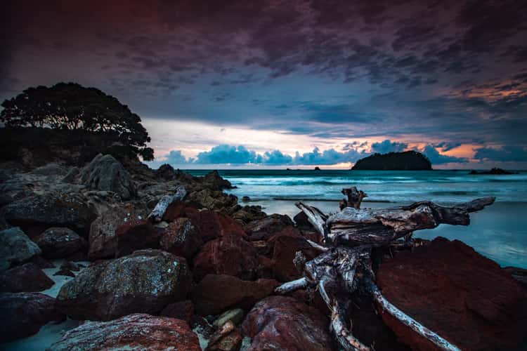 Mt Maunganui Log sunrise Tauranga North Island