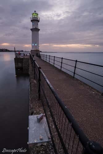 Newhaven Harbour and Lighthouse, Edinburgh
