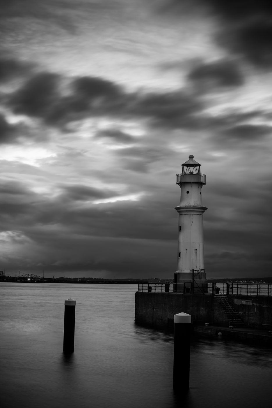 Newhaven Harbour and Lighthouse, Edinburgh, United Kingdom