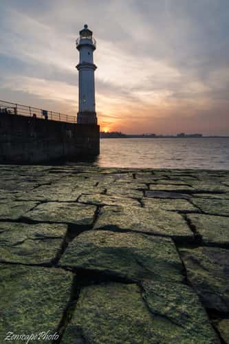 Newhaven Harbour and Lighthouse, Edinburgh