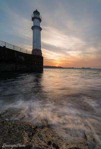 Newhaven Harbour and Lighthouse, Edinburgh