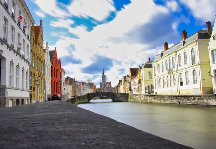 Poortersloge and Koningsbrug, Bruges