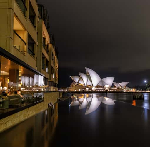 Reflections of the Sydney Opera House