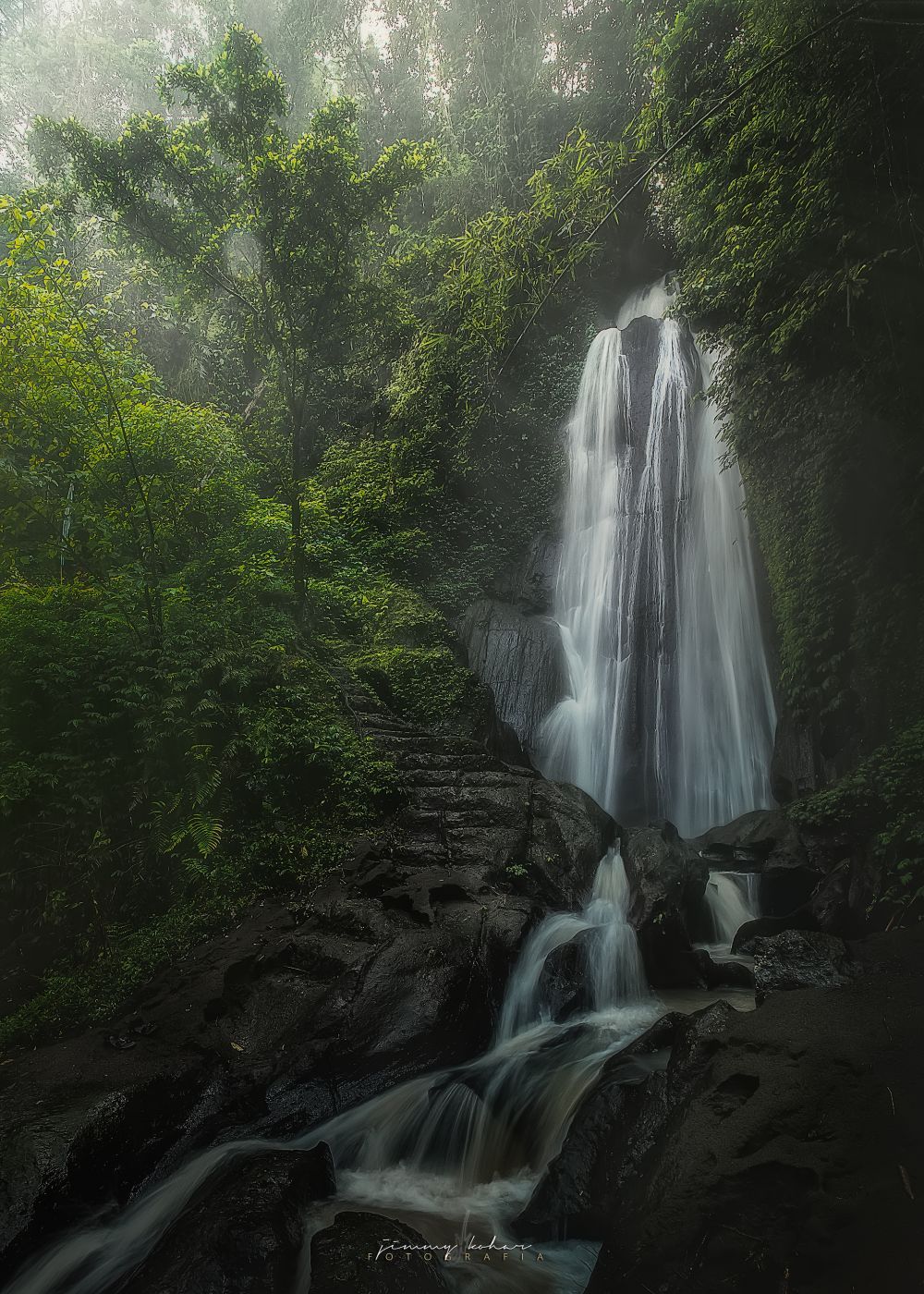 Path to Kuning Waterfall, Indonesia