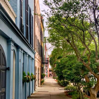 Rainbow Row, USA