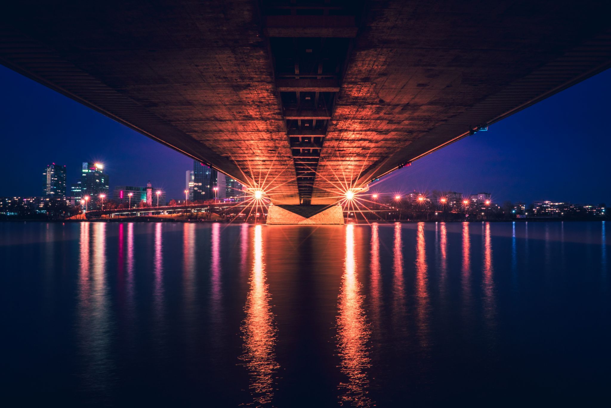 Reichsbrücke, Vienna, Austria