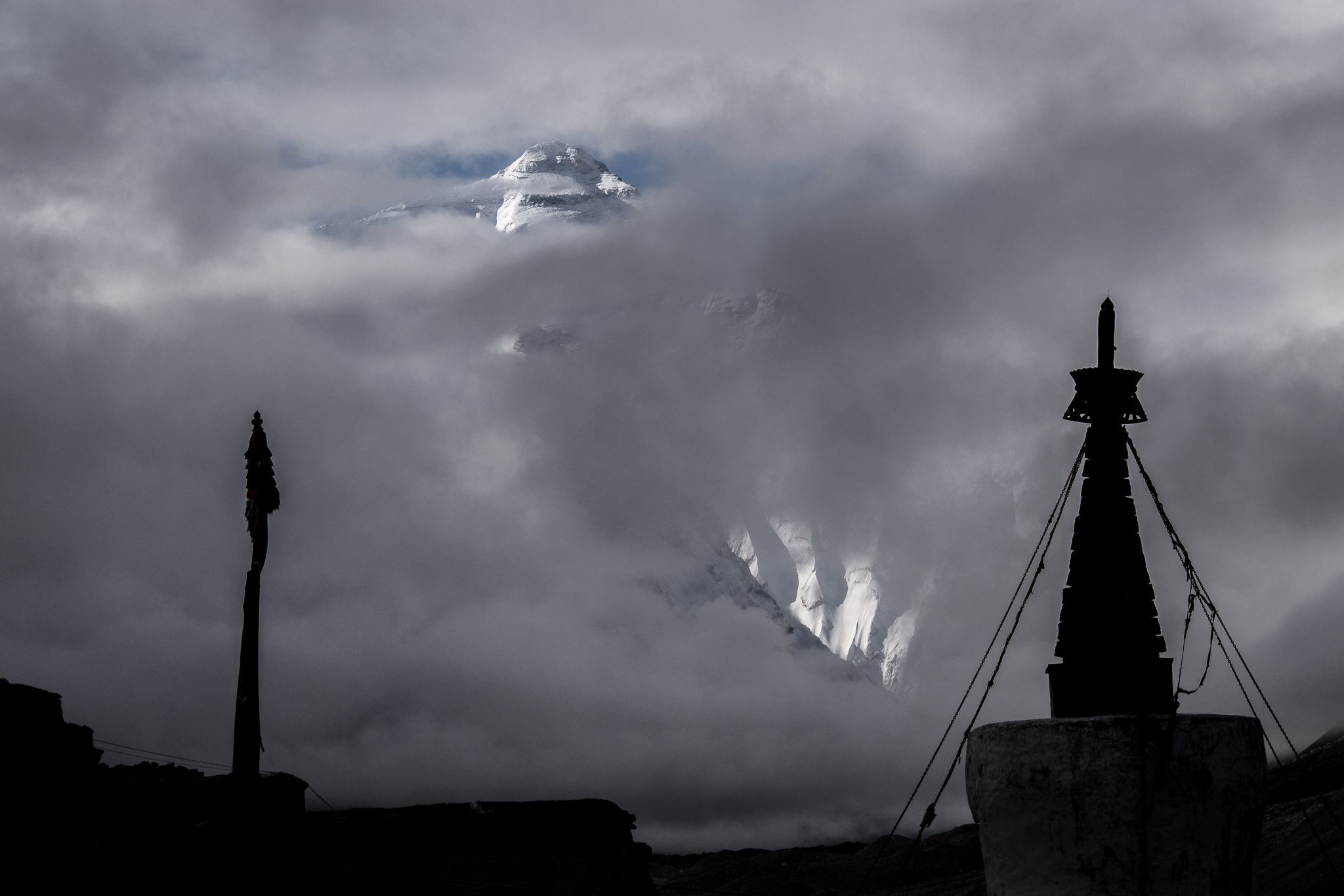 Rongbuk monastery, China