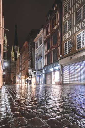 Rue du gros Horloge - Notre Dame de Rouen