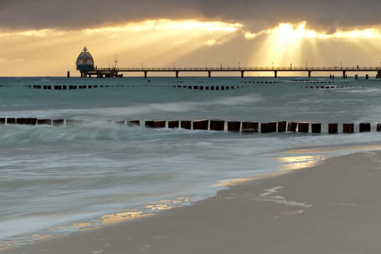 Sea Bridge Zingst Fischland-Darss, Baltic Sea
