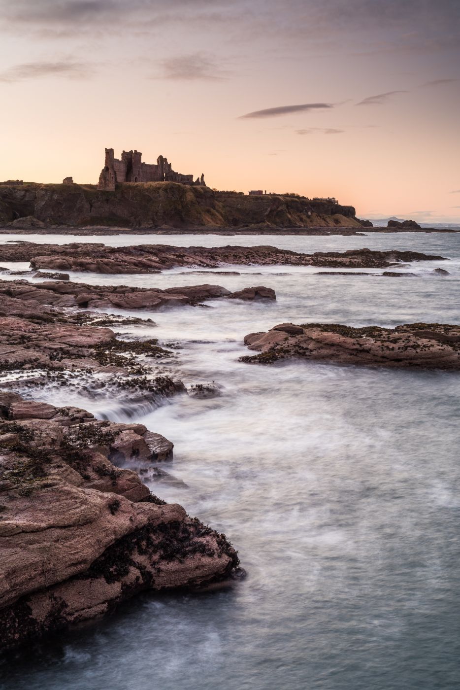 Seacliff Beach with a view of Tantallon Castle, United Kingdom