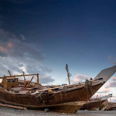 Ship wrecks Yard, United Arab Emirates