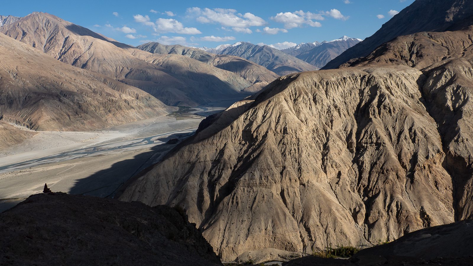 shyok river and Nubra valley, India