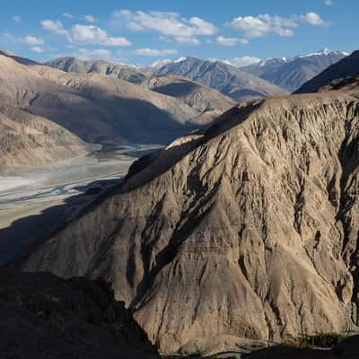 shyok river and Nubra valley, India