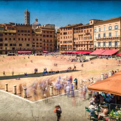 Siena Piazza del Campo, Italy
