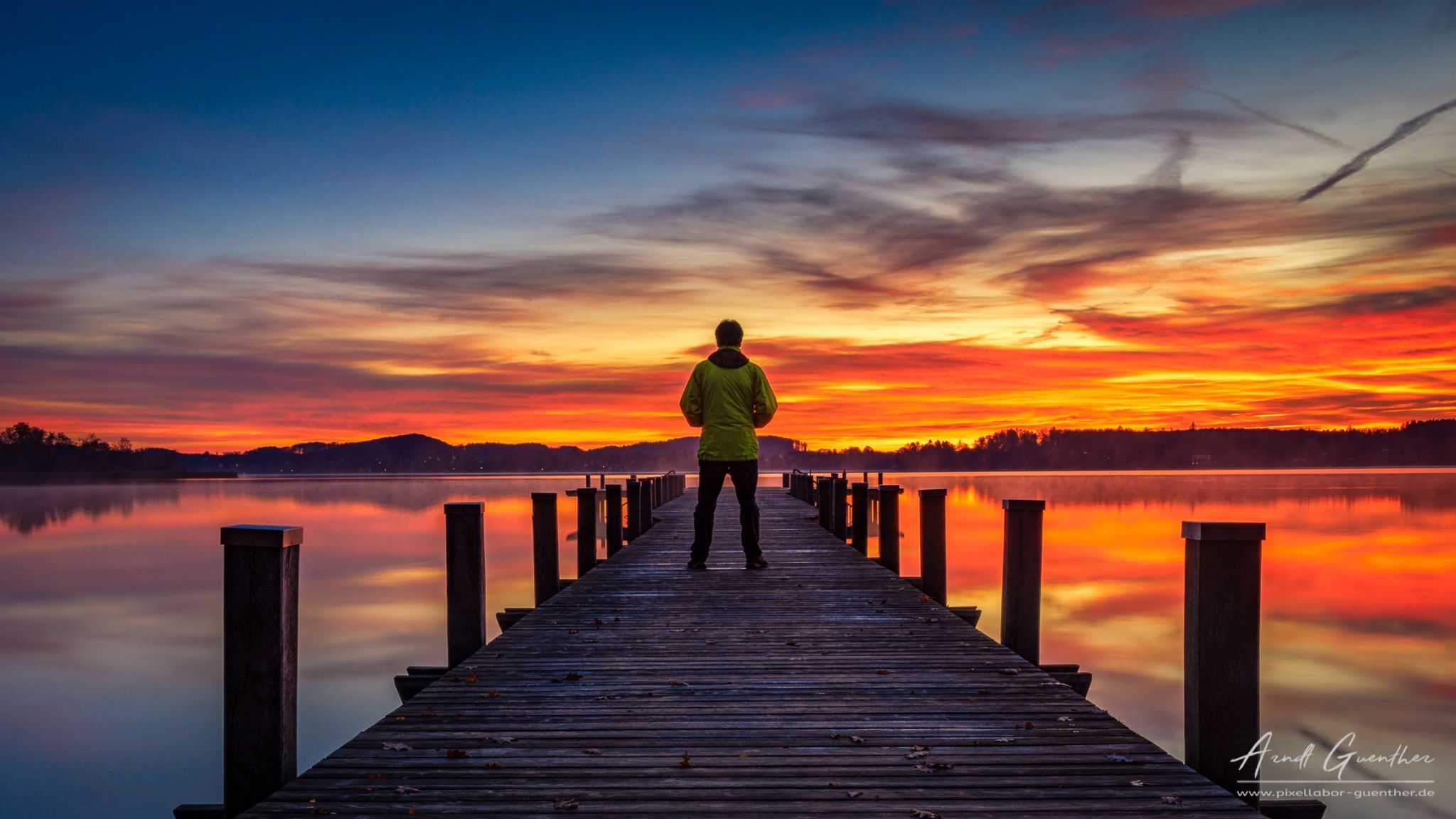 Sunrise at Wörthsee, Germany