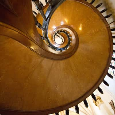 Staircase in Loretta Chapel, USA