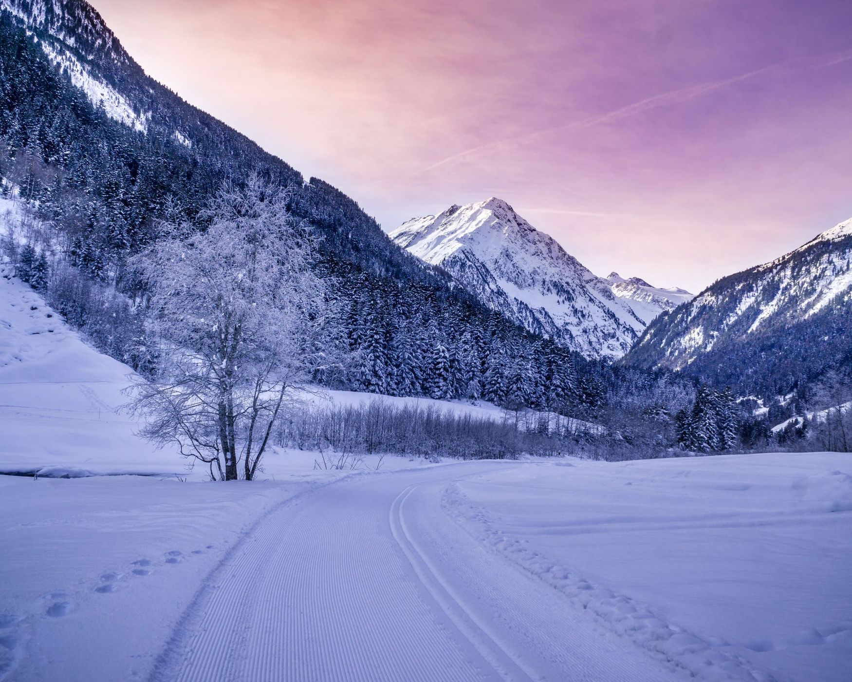 Stubai Glacier in Winter, Austria